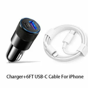 s-l960 (1) WIWU QC028 30W NANO A+C FAST CAR CHARGER- TITANIUM